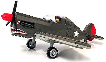 WW2 P40 LEGO Fighter Plane Model